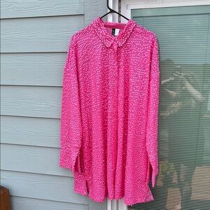 Pink sequin Blouse/dress